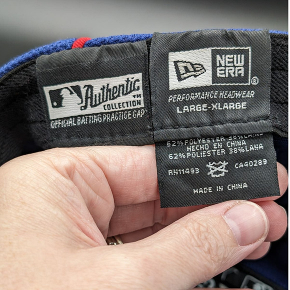 Chicago Cubs New Era 39 Batting Practice Cap Fitted Hat Adult Large/X Large Blue - Picture 5 of 8